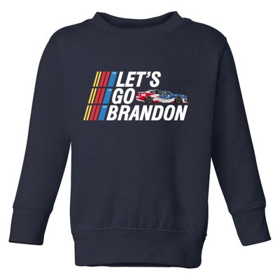 Let's Go Brandon Racing ORIGINAL Toddler Sweatshirt