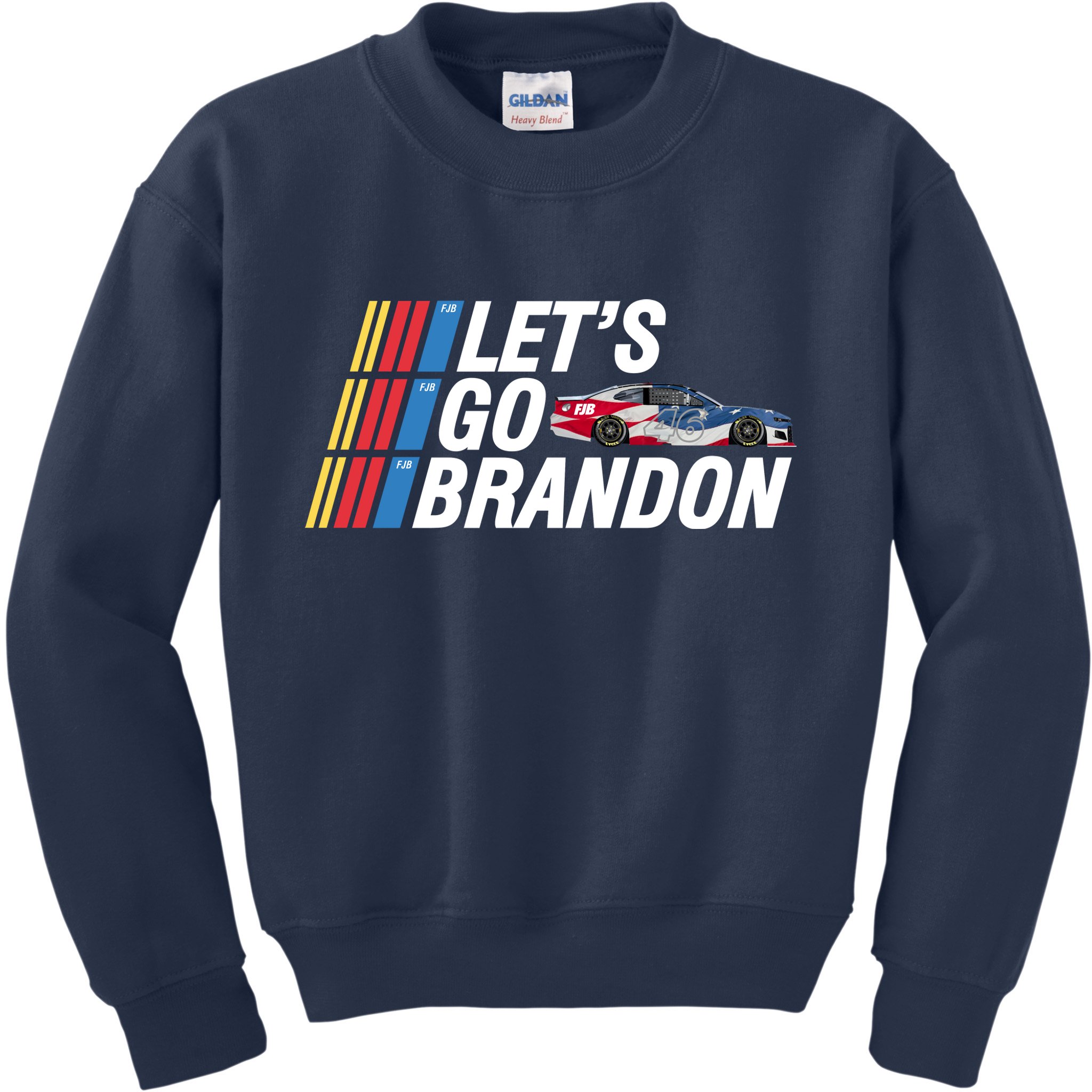 Let's Go Brandon Racing ORIGINAL Kids Sweatshirt