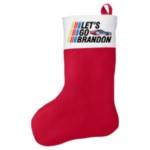 Let's Go Brandon Racing ORIGINAL Felt Holiday Christmas Stocking