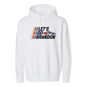 Let's Go Brandon Racing ORIGINAL Garment-Dyed Fleece Hoodie