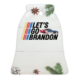 Let's Go Brandon Racing ORIGINAL Ceramic Bell Ornament