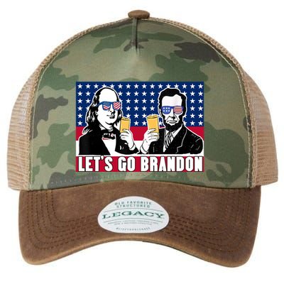 Let's Go Brandon FJB Abe Lincoln George Washington Legacy Tie Dye Trucker Hat