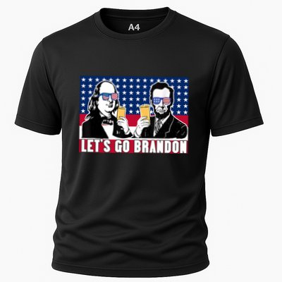 Let's Go Brandon FJB Abe Lincoln George Washington Performance Shirt