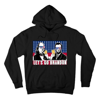 Let's Go Brandon FJB Abe Lincoln George Washington Hoodie