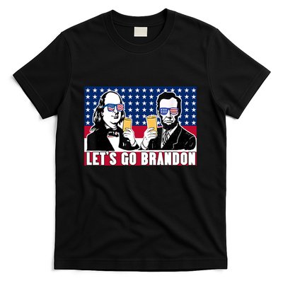 Let's Go Brandon FJB Abe Lincoln George Washington T-Shirt