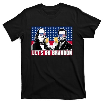 Let's Go Brandon FJB Abe Lincoln George Washington T-Shirt