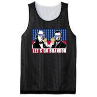 Let's Go Brandon FJB Abe Lincoln George Washington Mesh Reversible Basketball Jersey Tank