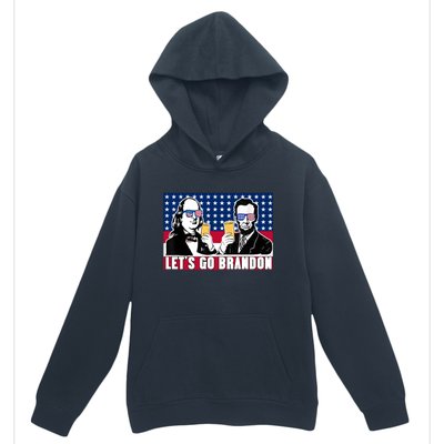 Let's Go Brandon FJB Abe Lincoln George Washington Urban Pullover Hoodie