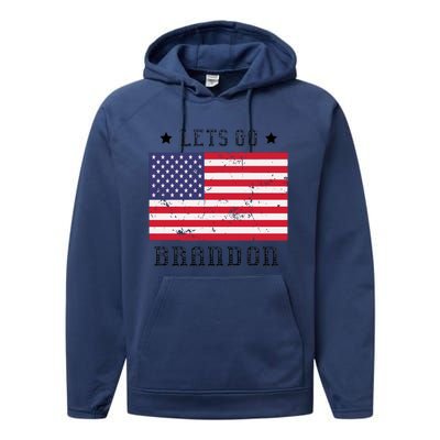 LetS Go Brandon Performance Fleece Hoodie