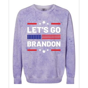 Let's Go Brandon Lets Go Brandon Colorblast Crewneck Sweatshirt