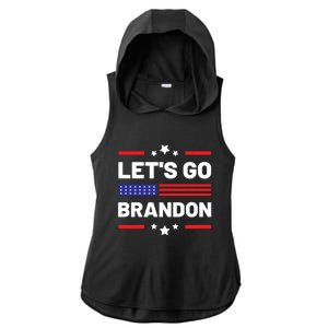 Let's Go Brandon Lets Go Brandon Ladies PosiCharge Tri-Blend Wicking Draft Hoodie Tank