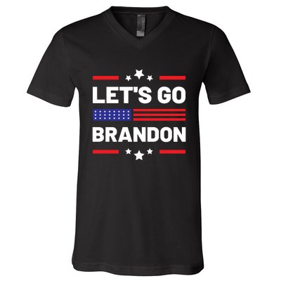 Let's Go Brandon Lets Go Brandon V-Neck T-Shirt