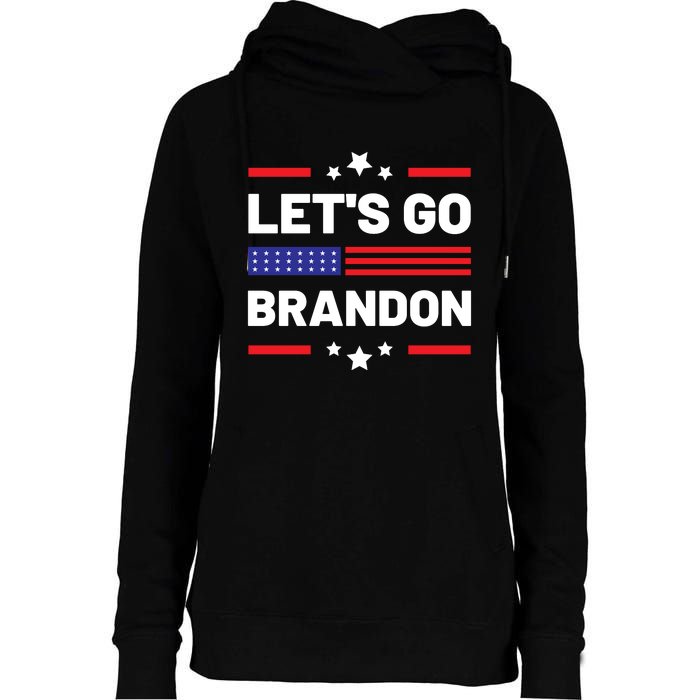 Let's Go Brandon Lets Go Brandon Womens Funnel Neck Pullover Hood