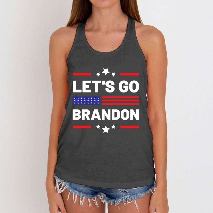 Let's Go Brandon Lets Go Brandon Women's Knotted Racerback Tank