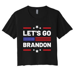 Let's Go Brandon Lets Go Brandon Women's Crop Top Tee