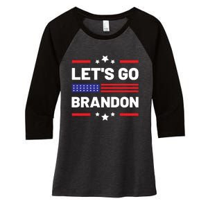 Let's Go Brandon Lets Go Brandon Women's Tri-Blend 3/4-Sleeve Raglan Shirt