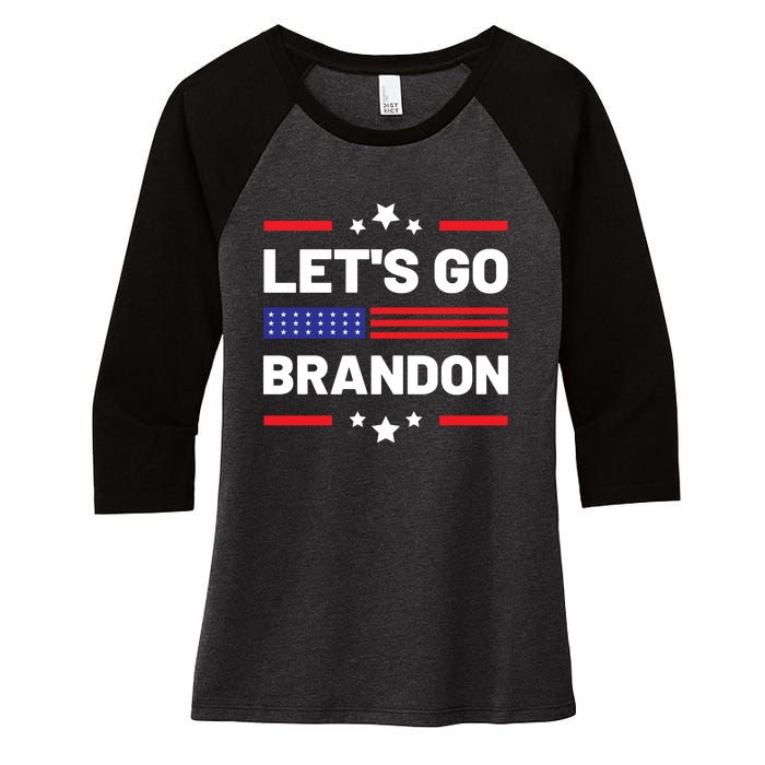 Let's Go Brandon Lets Go Brandon Women's Tri-Blend 3/4-Sleeve Raglan Shirt