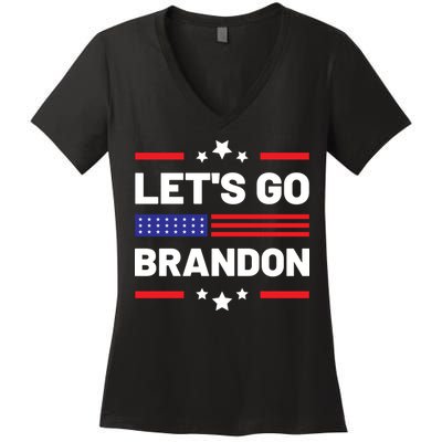 Let's Go Brandon Lets Go Brandon Women's V-Neck T-Shirt