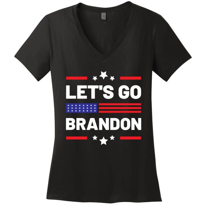 Let's Go Brandon Lets Go Brandon Women's V-Neck T-Shirt