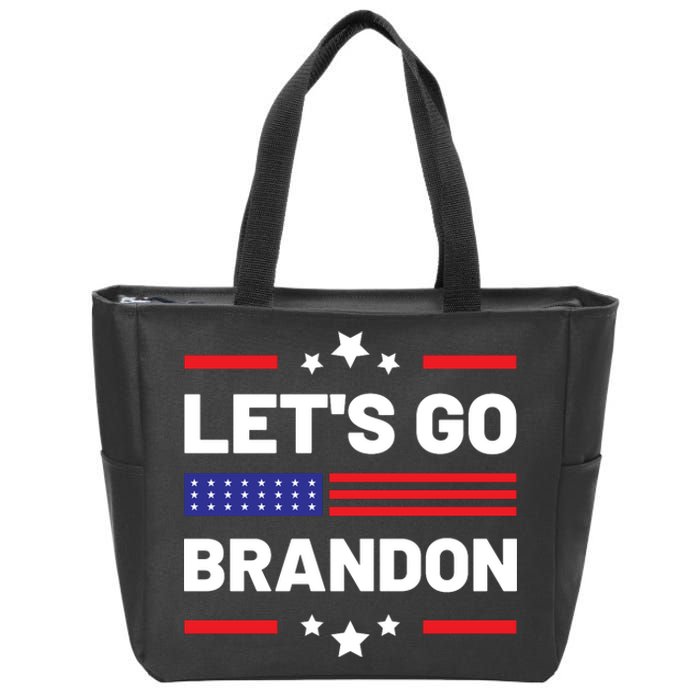 Let's Go Brandon Lets Go Brandon Zip Tote Bag