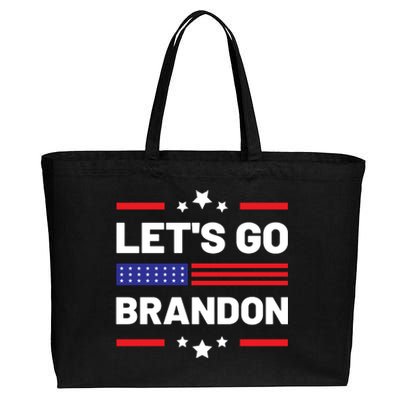 Let's Go Brandon Lets Go Brandon Cotton Canvas Jumbo Tote