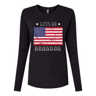 LetS Go Brandon Womens Cotton Relaxed Long Sleeve T-Shirt