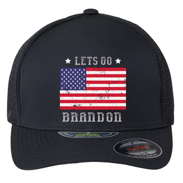 LetS Go Brandon Flexfit Unipanel Trucker Cap