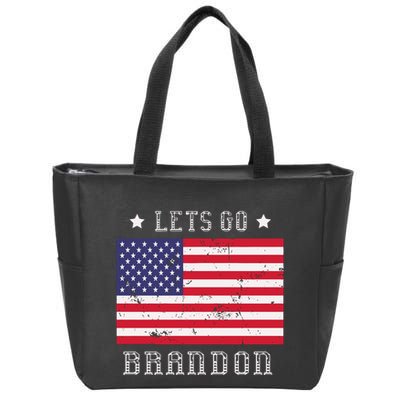 LetS Go Brandon Zip Tote Bag