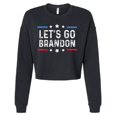Lets Go Brandon Shirt Let's Go Brandon Funny Cropped Pullover Crew