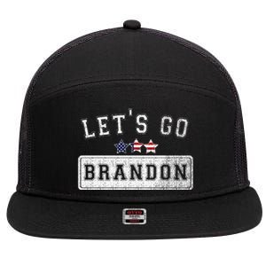 Let's Go Brandon, Joe Biden Chant, Impeach Biden 7 Panel Mesh Trucker Snapback Hat