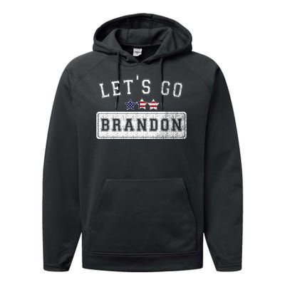 Let's Go Brandon, Joe Biden Chant, Impeach Biden Performance Fleece Hoodie