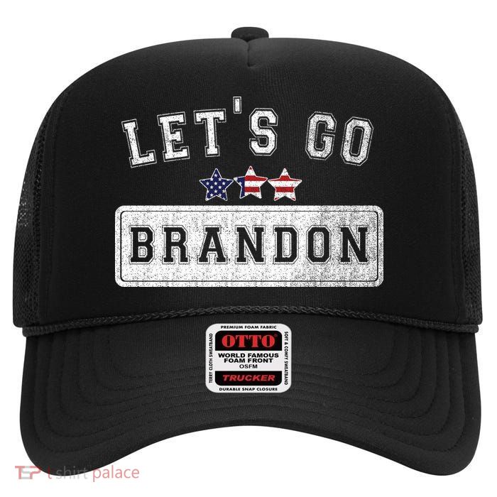 Let's Go Brandon, Joe Biden Chant, Impeach Biden High Crown Mesh Back Trucker Hat