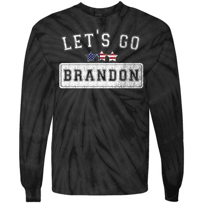 Let's Go Brandon, Joe Biden Chant, Impeach Biden Tie-Dye Long Sleeve Shirt