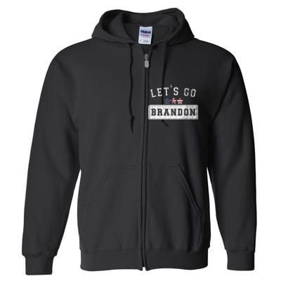 Let's Go Brandon, Joe Biden Chant, Impeach Biden Full Zip Hoodie