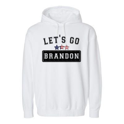 Let's Go Brandon, Joe Biden Chant, Impeach Biden Garment-Dyed Fleece Hoodie