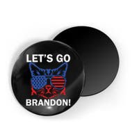 Let’s Go Brandon Cat Conservative American Flag Magnet