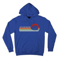 Let's Get Basted Thanksgiving Vintage Retro Turkey Leg Day Gift Hoodie