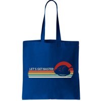 Let's Get Basted Thanksgiving Vintage Retro Turkey Leg Day Gift Tote Bag