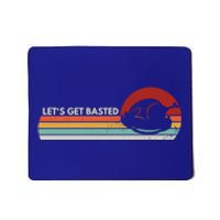 Let's Get Basted Thanksgiving Vintage Retro Turkey Leg Day Gift Mousepad