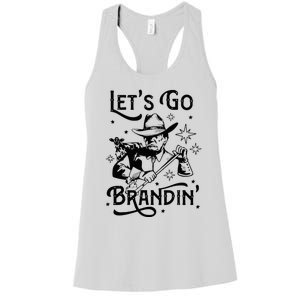 Lets Go Brandin Take Back America Pro Trump 2024 Women's Racerback Tank