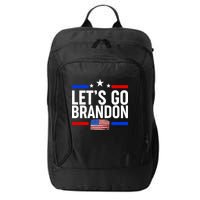 Let's Go Brandon Distress USA Flag FJB Chant City Backpack