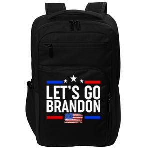 Let's Go Brandon Distress USA Flag FJB Chant Impact Tech Backpack