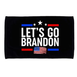 Let's Go Brandon Distress USA Flag FJB Chant Microfiber Hand Towel