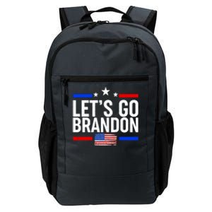 Let's Go Brandon Distress USA Flag FJB Chant Daily Commute Backpack