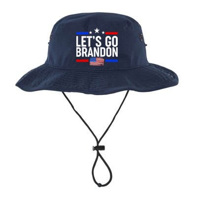Let's Go Brandon Distress USA Flag FJB Chant Bucket Hat