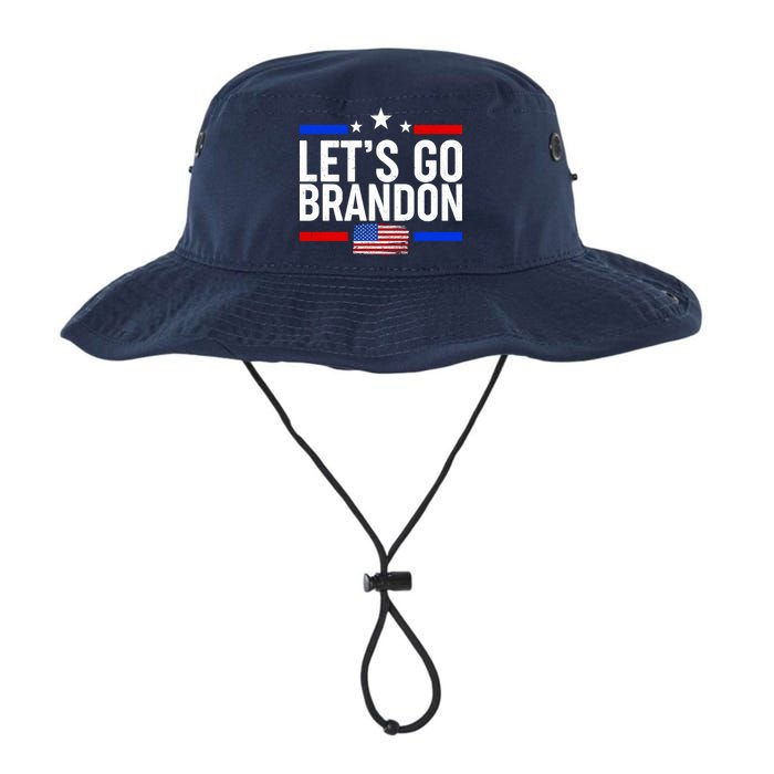 Let's Go Brandon Distress USA Flag FJB Chant Bucket Hat