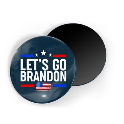 Let's Go Brandon Distress USA Flag FJB Chant Magnet