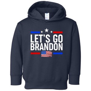 Let's Go Brandon Distress USA Flag FJB Chant Toddler Hoodie