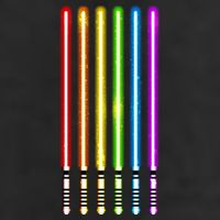 Rainbow Flag Light Swords Saber 25L Jumbo Tote