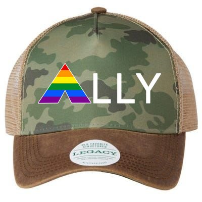 LGBT Ally Flag March Rally Pride Parade LGBT Equality Legacy Tie Dye Trucker Hat